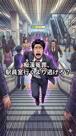 弁護士リュウ【知らなきゃ捕まる法律雑学】 on Instagram: "⚠️これは推奨ではありません。司法の現実です。 「痴漢冤罪に巻き込まれたら、全力で逃げろ」 このネットの定説、実は法律的に見ると「半分正解で、半分間違い」なんです。 今日の法律雑学は、冤罪における**「逃走のリスクと法的論理」**について。 【👨‍⚖️ 弁護士の解説メモ】 1. なぜ「逃げろ」と言われるのか？ 日本の刑事裁判の有罪率は99.9%。一度「人質司法」に取り込まれると、無実を証明するのは極めて困難です。そのため、「捕まらないこと」が最強の防衛策だという極論が生まれます。 2. 逃げること自体は罪じゃない 意外かもしれませんが、逮捕・勾留される前に逃げても、刑法の「逃走罪」は成立しません。 3. 最大の落とし穴 しかし、逃走はハイリスクなギャンブルです。 人混みで逃げる際、駅員や乗客に接触して怪我をさせれば、その時点で**「傷害罪（15年以下の懲役など）」や「公務執行妨害罪」**が成立します。 結果、冤罪ではなく、本当の犯罪者として捕まる可能性が高いのです。 「地獄の取り調べ」か「一か八かの逃走劇」か。 