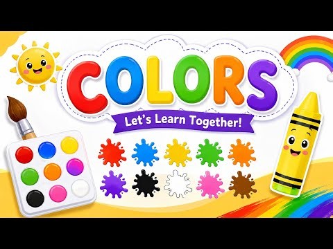 🌈 Fun Learning for Preschool & Kindergarten | Color lesson