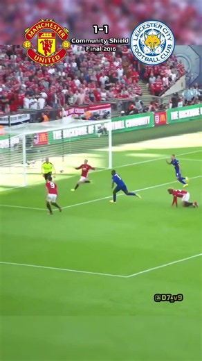 Manchester United Vs Leicester City Community Shield 2016.