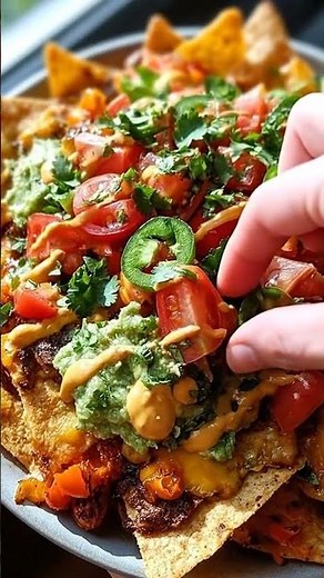 Loaded Veggie Nachos