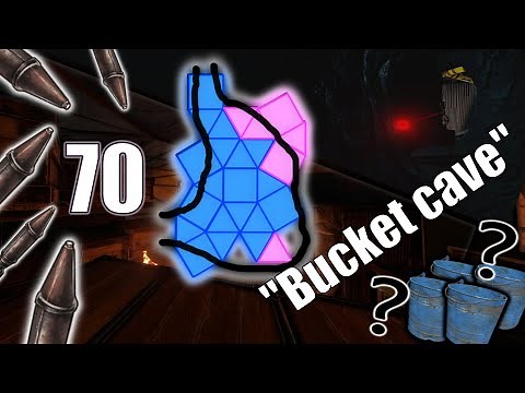 HOW TO BUILD - SMALL CAVE EASY - "BUCKET CAVE" | RUST