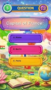 World GK Quiz for Kids | 100 Questions & Answers | ‪@kidsLearnTVNursery-Rhymes‬ #kidsquiz #fun
