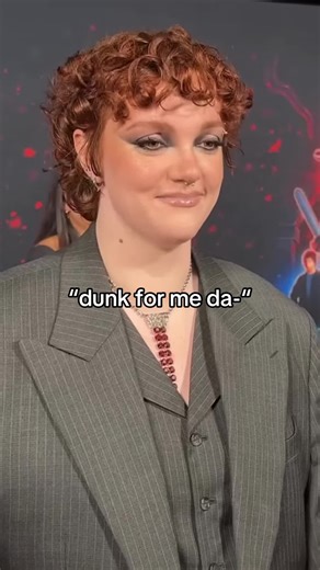 ONE CHANCE. #sadiesink #strangerthings #maxmayfield #basketball #gingers