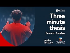 Three minute thesis final - Research Tuesdays - September 2021