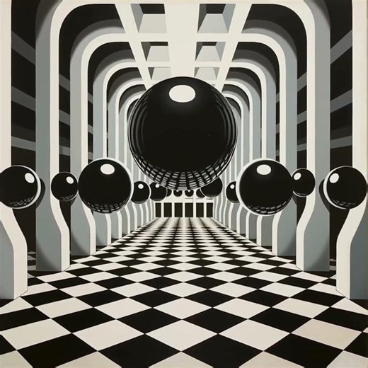 I.A. OP ART Trippy Visuals Chromoscope COLLECTION