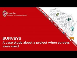 Surveys: A case study about a project when surveys were used