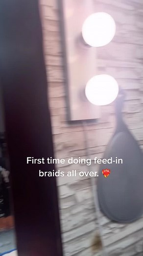 the way I just fell in love with these braids 🥺 I really did these. #fyp