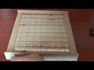 Construction of an 8x8x8 RGB LED Cube. Part 3: Building 8x8 Panels