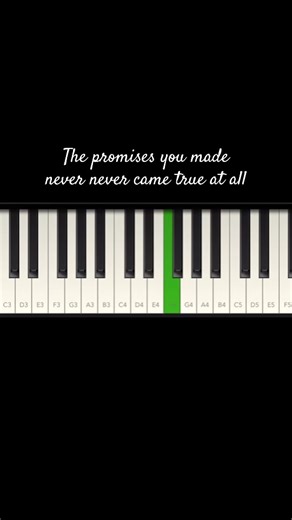 Piano Tutorial: 你答应我的事 (No Promises All Lies)
