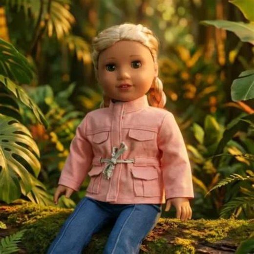 Safari Jacket Sewing Pattern   Video Tutorial for 18 Inch Dolls | American Girl Doll Clothes - Etsy UK