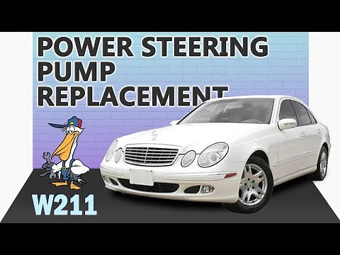 Mercedes-Benz W211 E-Class Power Steering Pump Replacement