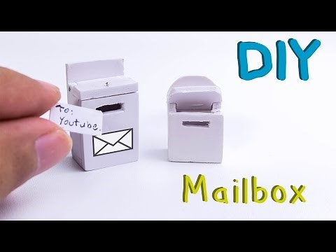 DIY Realistic Miniature Mailbox | Dollhouse