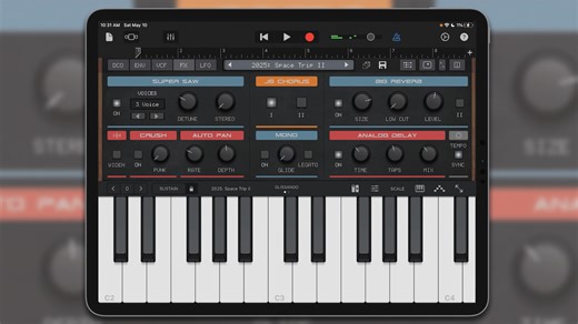 "In a blind test of 100 musicians, it beat the $200 plugin 3-to-1. Not bad for a free app": AudioKit releases Synth One J6, a free Juno-inspired synth for iOS