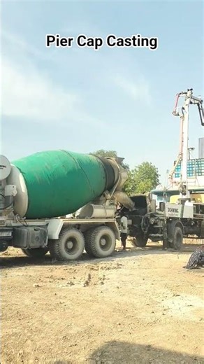 Pier Cap Casting work #structure #construction #engineering