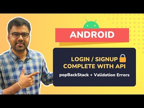 Android Login/Signup Complete Implementation with Navigation | CheezyCode (Hindi)
