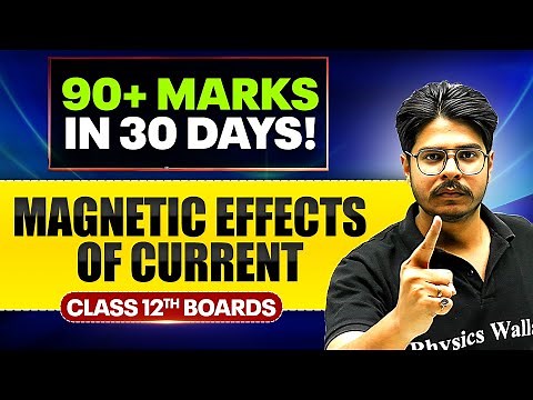 Magnetic Effects Of Current - Important PYQs | Physics | Class 12th Boards 🔥