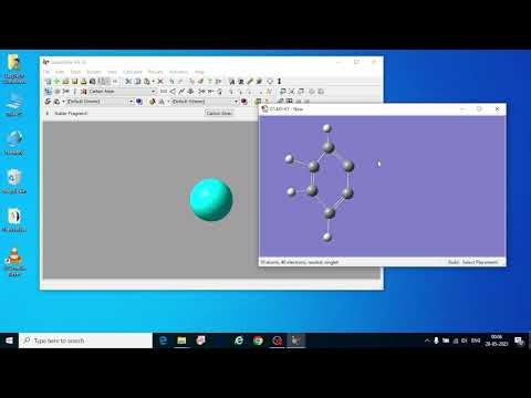 Molecular structure from Gaussian software#Gauss View 16