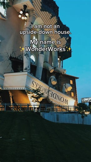 Anyone else only call us “the upside-down house”? 🙃 #upsidedown #mynameislewis #flipped #spooky #branson #sciencemuseum #halloween | WonderWorks Branson