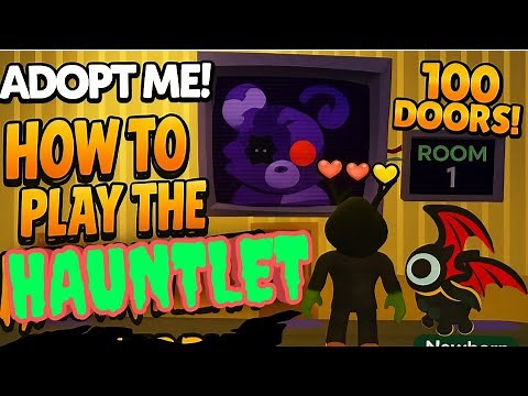 HOW TO PLAY THE HAUNTLET IN ADOPT ME HALLOWEEN UPDATE! 🚪🎃 #adoptme #halloween