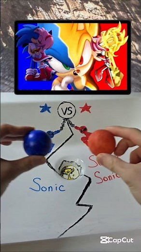 Super Sonic vs Sonic - Ultimate Hedgehog Power Marble Race! #supersonic #sonic #amyrose