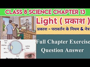 Light class 8 Science chapter 13 Questions and answers | Light class 8 science chapter 13