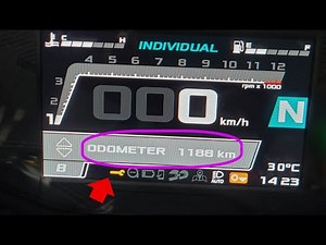 Aprilia RS 660 service icon reset, error code delete