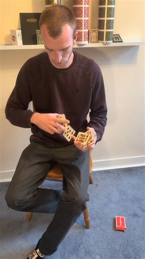 #cardistry #asmr shuffling a nice pack of watermelon Fontaines | Hamish.shuffles