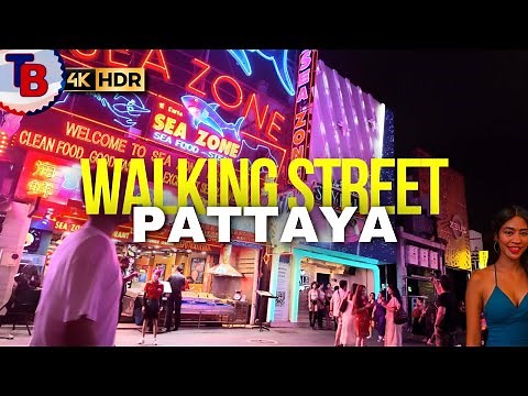 4K Walking Street Pattaya July 2025 Thailand Nightlife Walking Tour