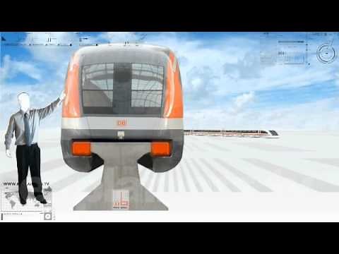 Trenes de levitación magnetica, en 3 minutos. En HD. www.explainers.tv