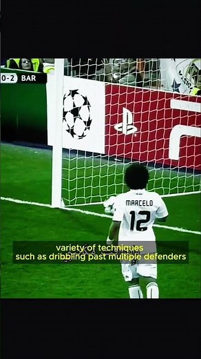 Messi's ability to run at full speed, change direction quickly