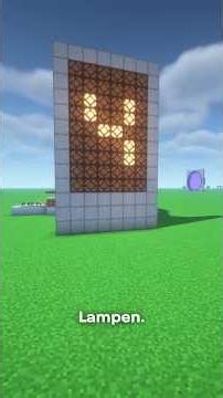 The EASIEST 7-Segment Display with Redstone in Minecraft