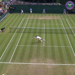 149K views · 3.3K reactions | Stefanos Tsitsipas channels his inner Boris Becker with a magical diving volley against Jared Donaldson the clear choice for day four's HSBC Sport Play of the Day #Wimbledon | Wimbledon | Facebook