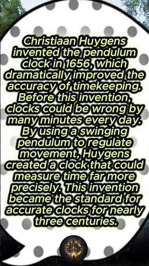 The Inventor of the Pendulum Clock