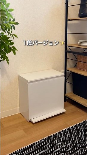 分別ゴミ箱買い足すならコレ！薄型の1段verが登場✨ #アスベル