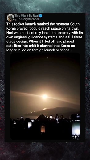 South Korea’s First Fully Homebuilt Rocket
