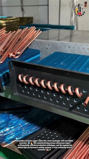 Copper Coil Assembly Process ⚙️🔥 #Manufacturing #Engineering