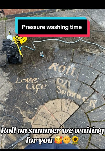 Spring Patio Cleaning with Karcher Pressure Washer
