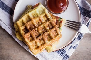 Waffle Omelette: the quick recipe for a tasty breakfast