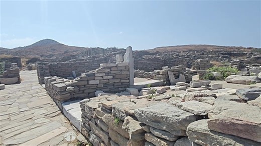 The ancient ruins of Delos