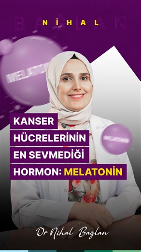Melatonin sadece “uyku hormonu” değildir. Bağışıklık sistemi ve hücresel onarım süreçlerinde de rol oynayan güçlü bir antioksidandır. Bilimsel çalışmalarda melatoninin; ✔ Hücresel hasarı azaltmaya ✔ Oksidatif stresi dengelemeye ✔ Bazı kanser türlerinde hücre çoğalmasını baskılayan mekanizmaları desteklemeye yardımcı olabileceği gösterilmiştir. Ancak önemli bir nokta var: Melatonin kanser tedavisi değildir. Destekleyici rolü araştırılmaktadır ve mutlaka hekim kontrolünde değerlendirilmelidir. Ayr