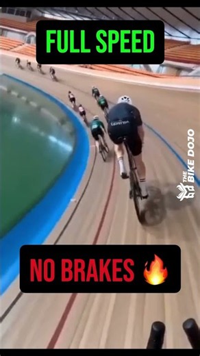This is why track cycling is not for the faint of heart 🚴💨 #trackcycling #velodrome #sports