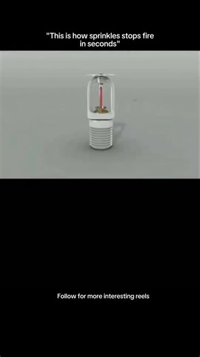 explain everything on Instagram: "Ever wondered how fire sprinklers know when to turn on? This video shows exactly how a fire water sprinkler system works - from heat detection to water release and how it quickly controls fires before they spread. Watch the process step by step and learn why sprinklers are one of the most effective fire safety solutions. . . like this content ? follow us @explain_.everythinng #manmadewonder #humaninnovation #madebyhumanhands #designandengineering #innovativesolu