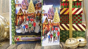 26 reactions | Just take a look at some of the amazing cards made with our NEW deco-large collection! ❄⛄️ Includes a HUGE 72 sheets, featuring 12 festive designs! Or shop the Ultimate Collection which also includes the Season's Greetings LIttle Books & Inserts! ONLY £39.97 朗 https://shorturl.at/bkUZ8 | Hunkydory Crafts | Facebook