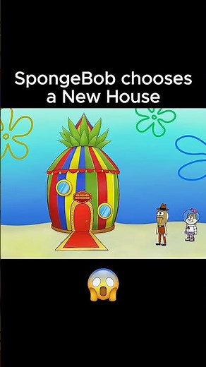 SpongeBob Chooses a NEW House! 😱 #spongebob #spongebobsquarepants #animation