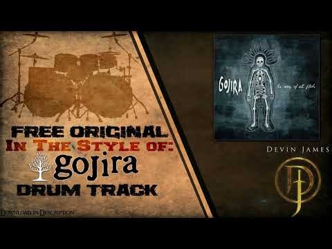 Gojira Style Prog Metal Drum Track | 153 BPM | Free WAV Download