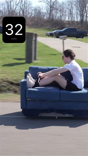 Testing my Couch top speed #automobile