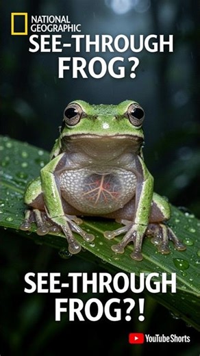 Glass Frog: The Frog You Can See Through #facts #animals #wildlife #frog #glassfrog
