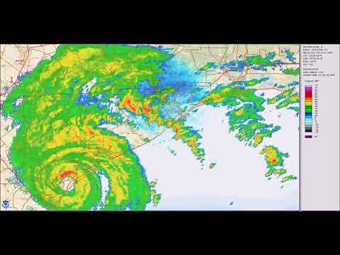 Hurricane Harvey 5-Day Weather-Radar Loop