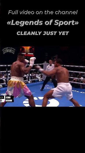 Anthony Joshua DESTROYS Francis Ngannou in Seconds! 🥊🔥 | Knockout Highlight