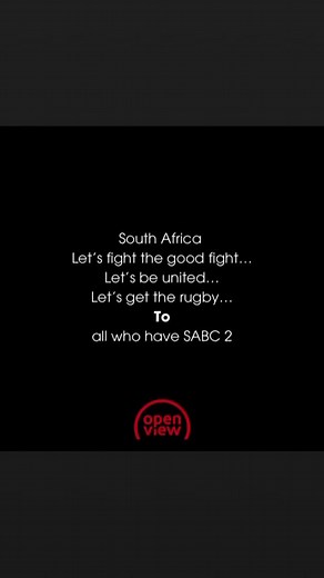 9.3K views · 32 reactions | Let's rally together to show the #Bokke that Openview homes are UNITED! ❤️ Share this post to spread the love and let's cheer our Springboks on this Sunday!  #OpenviewForEveryone #Bokke4Everyone | EVOD | Facebook